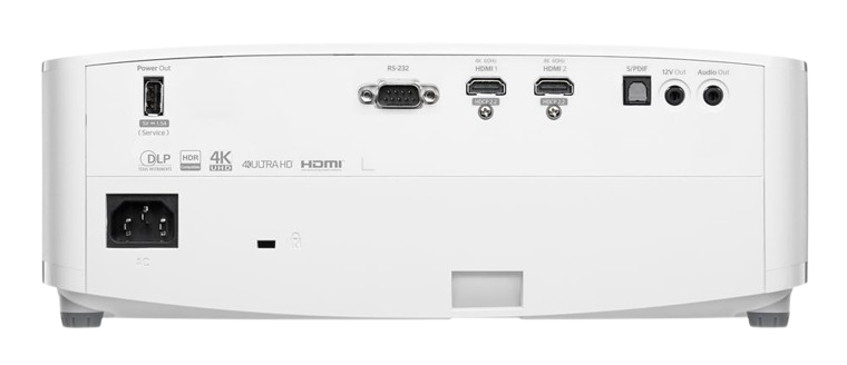 Optoma 4K400STx - Traseira