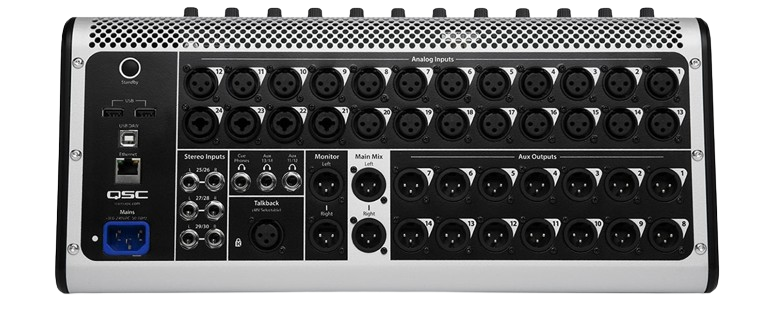 QSC TouchMix-30 Pro - Conexões